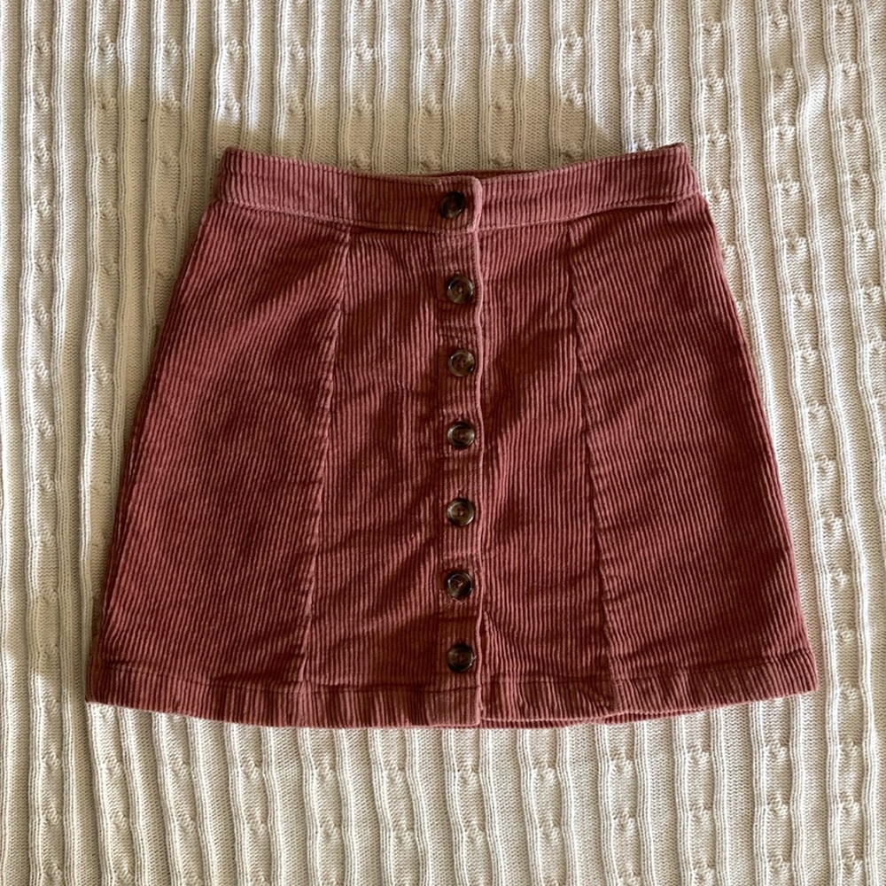 Forever 21 Corduroy Mini Skirt ~ Small